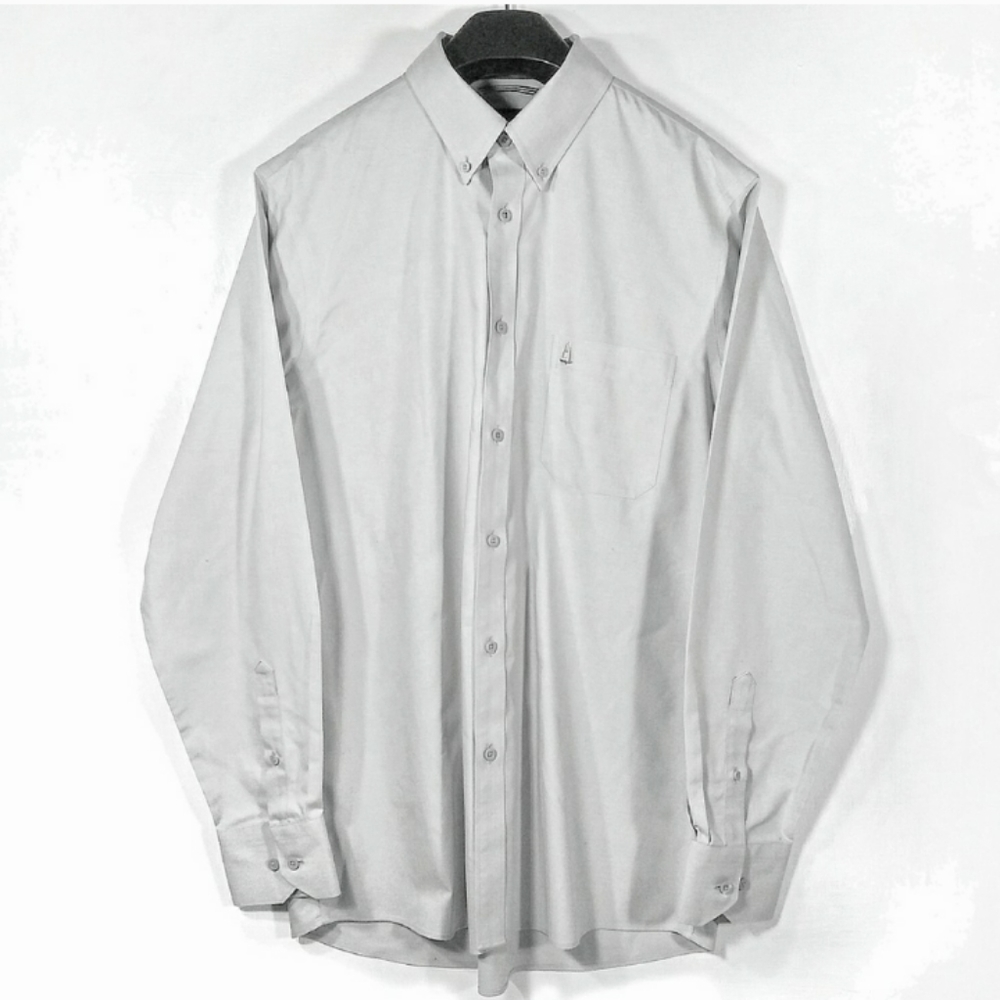 Nordstrom Men's Shop gray reg fit smart are shirt